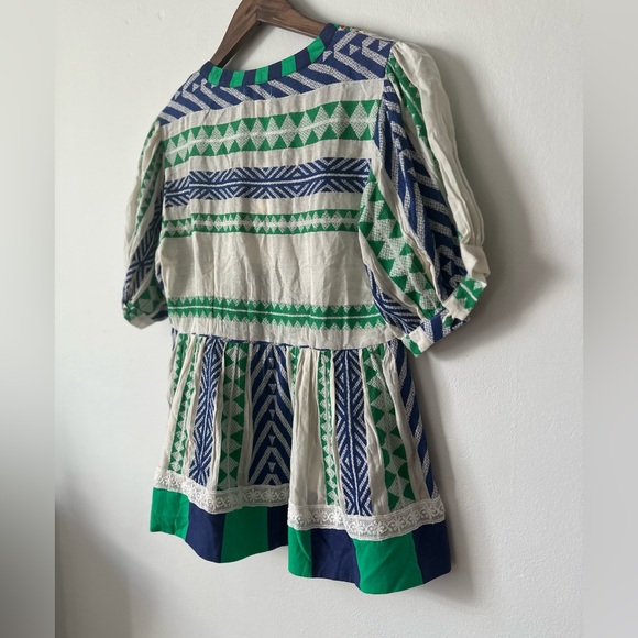 NWT Anthropologie–Verb by Pallavi Singhee Sylvia Babydoll Blouse - Picture 10 of 13